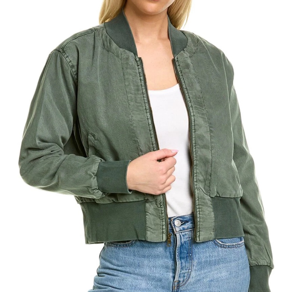 YFB • Young, Fabulous & Broke • Colton Reversible Bomber Jacket • Size M • Green